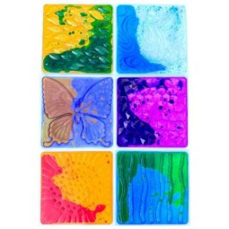 Flüssigfliesen Massage Texturen Set (6 St./30 cm) NEUE MOTIVE