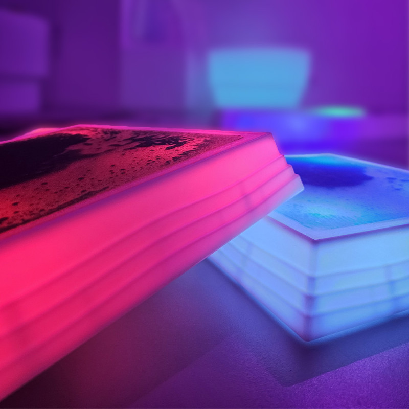 LED Liquid Floor Pod – Quadratisches 3er-Set – Bild 8