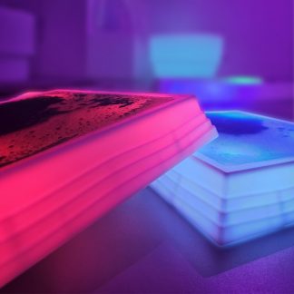 LED Liquid Floor Pod – Quadratisches 3er-Set